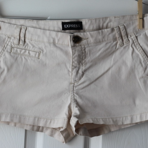 Express Khaki Shorts - Picture 1 of 2